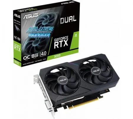 Placa de video ASUS Dual GeForce RTX 3050 8GB GDDR6 V2 OC Argentina