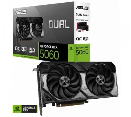 Placa de Video ASUS Dual RTX 5060 8GB OC en Argentina