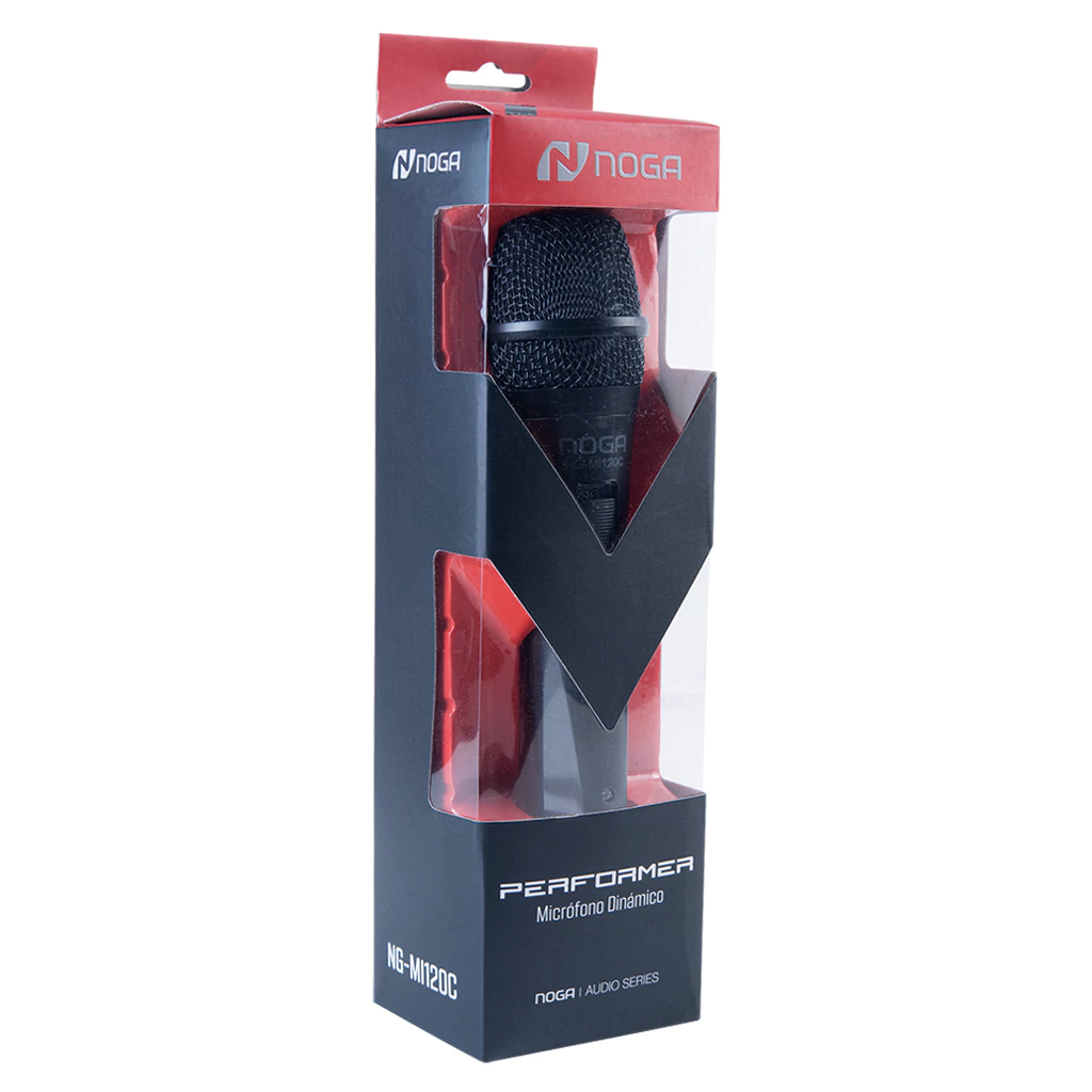 Microfono dinamico Noga NG-MI120C con cable desmontable XLR Argentina