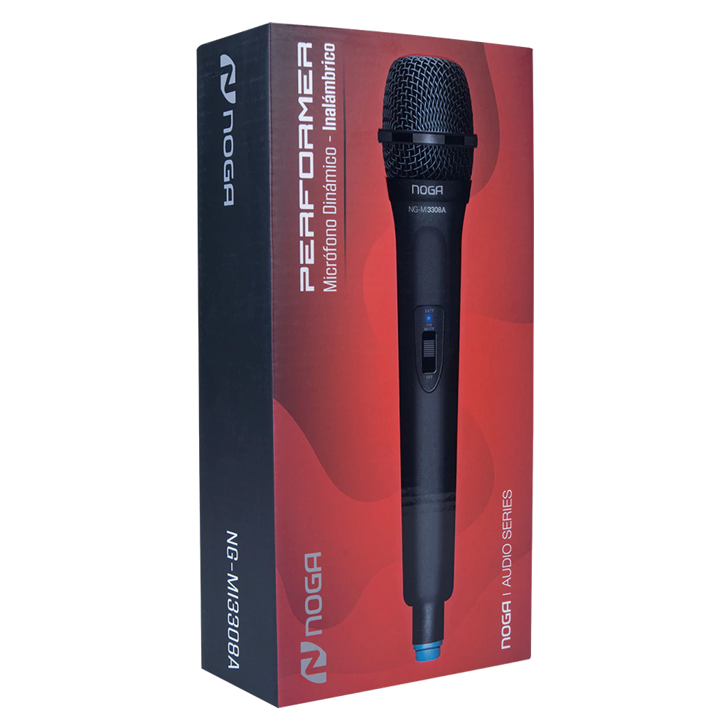 Microfono inalambrico Noga NG-MI3308A dinamico con receptor Argentina