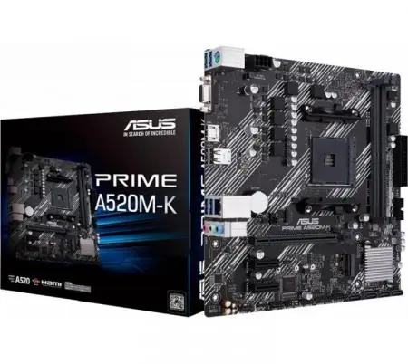 Mother ASUS PRIME A520M-K DDR4 AM4 en Argentina