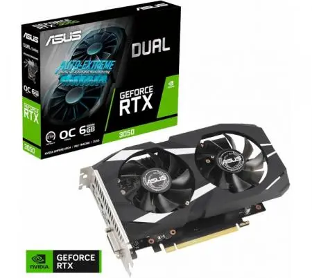 Placa de video ASUS Dual GeForce RTX 3050 6GB GDDR6 OC Argentina