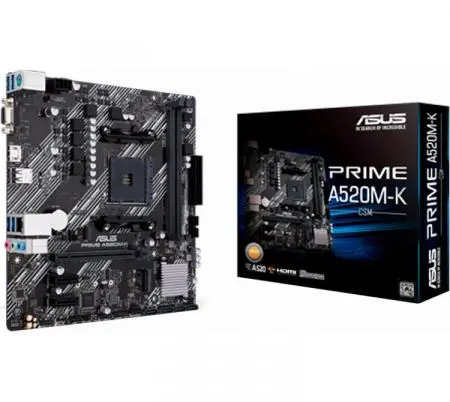 Mother ASUS PRIME A520M-K DDR4 AM4 en Argentina
