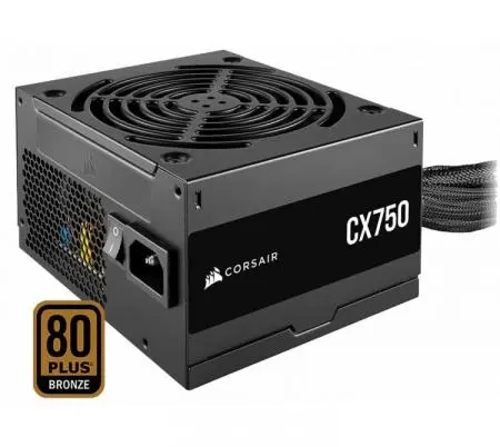 Fuente Corsair 750W CX750 Vista Frontal Argentina