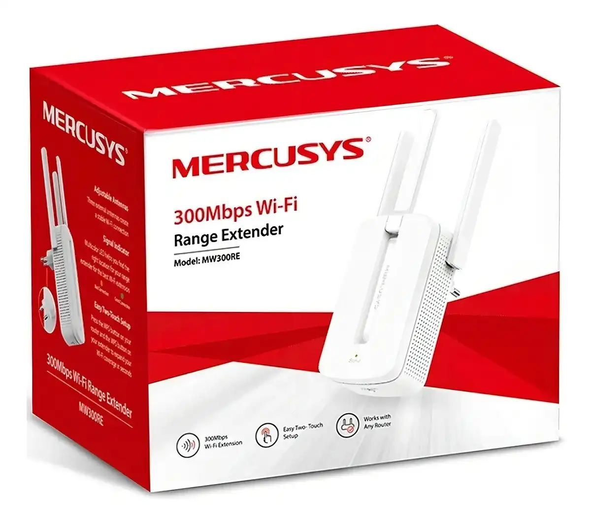 Extensor de rango wifi Mercusys MW300RE repetidor 300Mbps Argentina