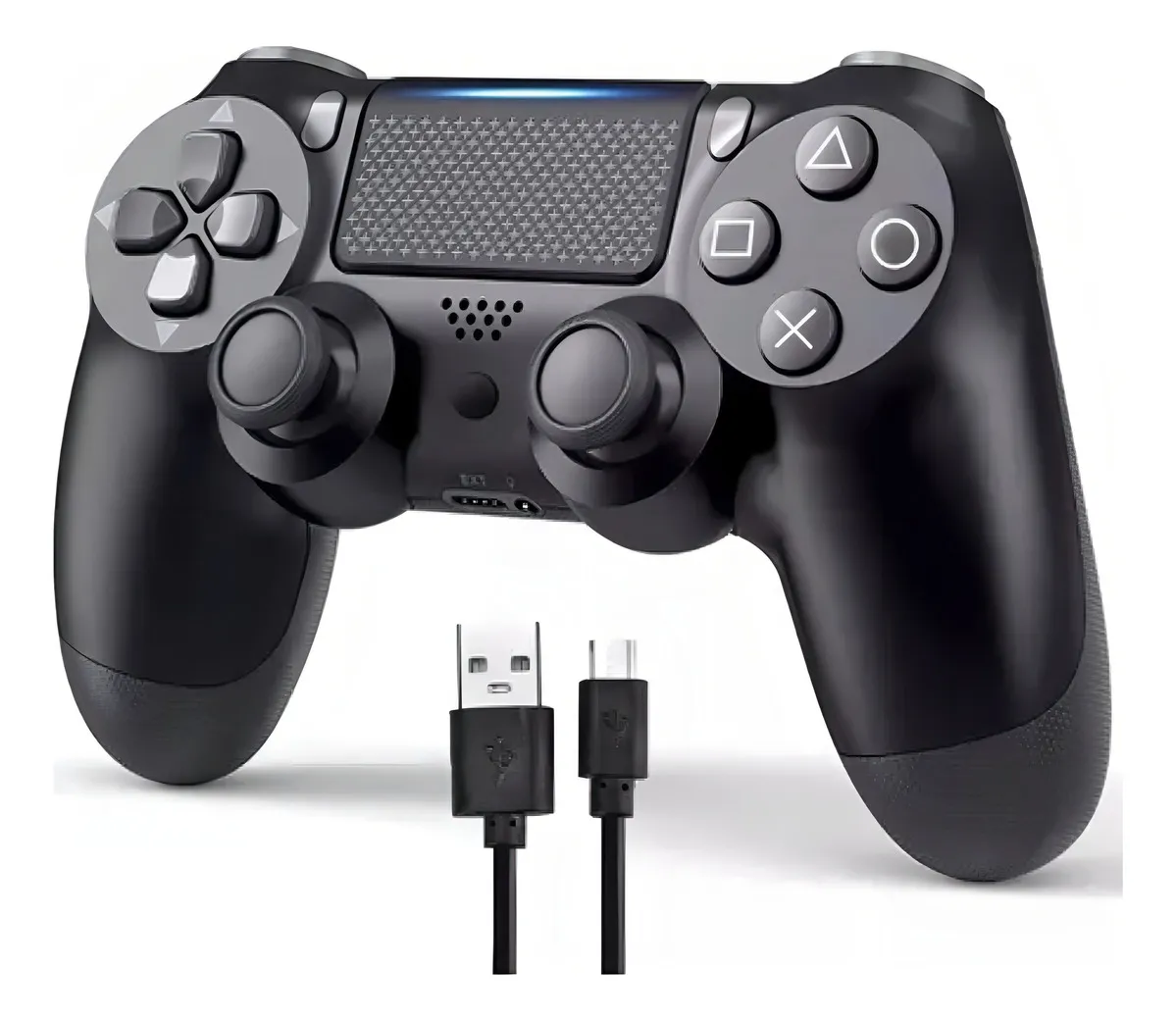 Joystick inalambrico compatible PS4 negro Argentina