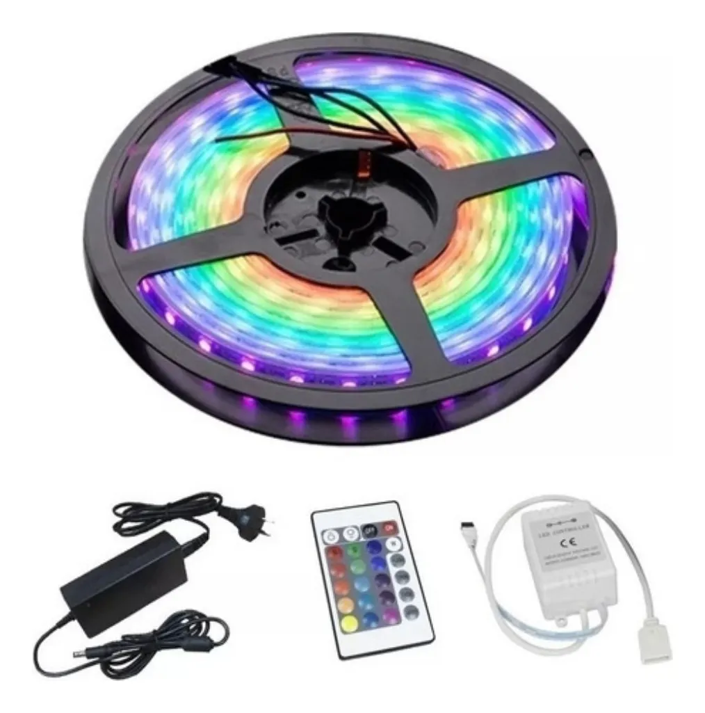Tira Led RGB 2835 Time 5m con Controlador y Envio Gratis - Imagen 2