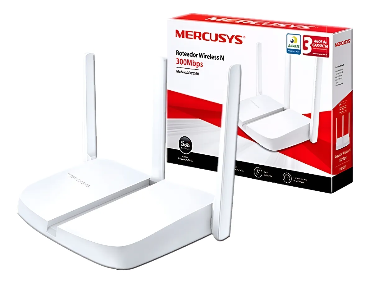 Router Mercusys MW305R 300Mbps con 3 antenas externas Argentina