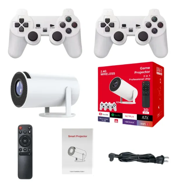 Proyector HY300Game Android F300 con joystick WiFi Argentina