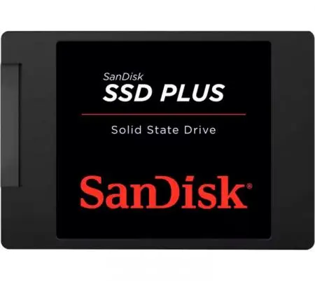 Disco Solido SSD Sandisk 1TB Plus Vista Frontal Argentina