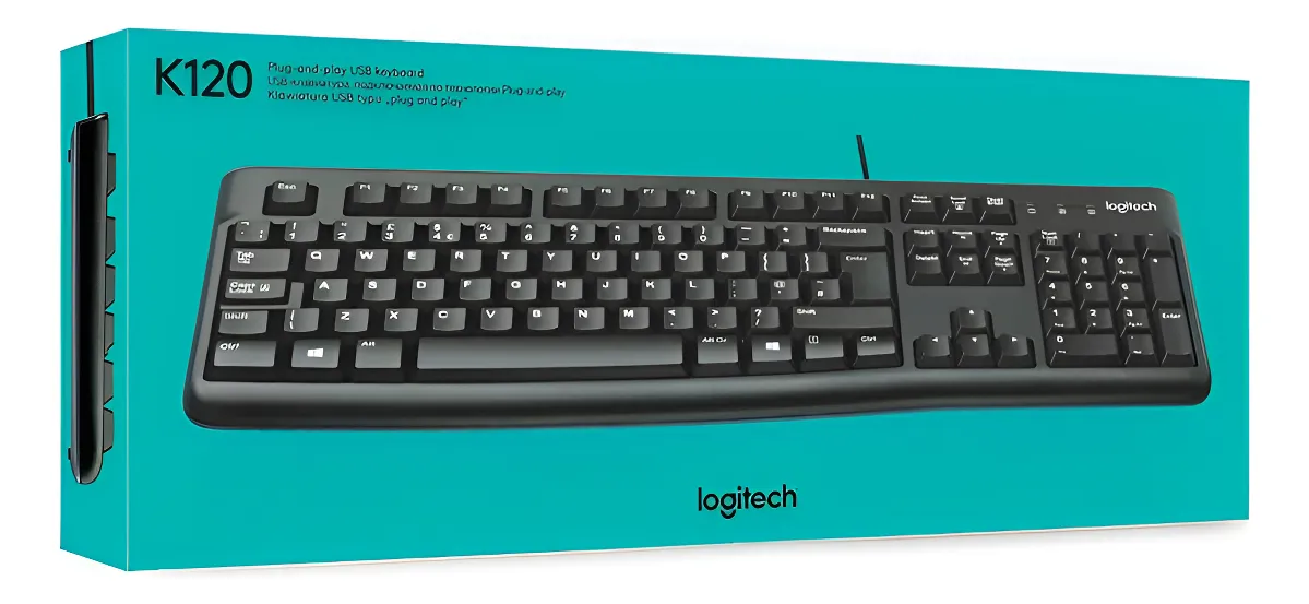 Teclado Logitech K120 Usb Español Negro en Argentina