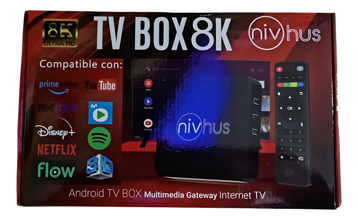 TV Box Nivhus 1GB 8GB 8K Android Argentina