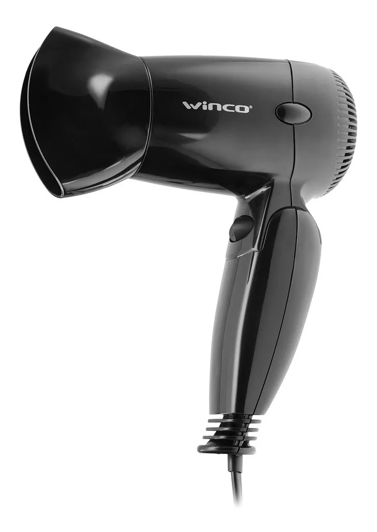 Secador de pelo Winco W191 plegable 1200w negro Argentina