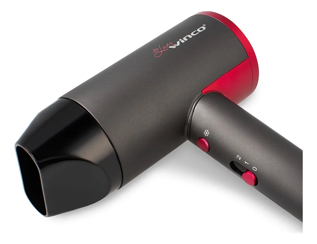 Secador de Pelo Winco W196 Portatil 2000w Gris Rosa Envio Gratis - Imagen 3