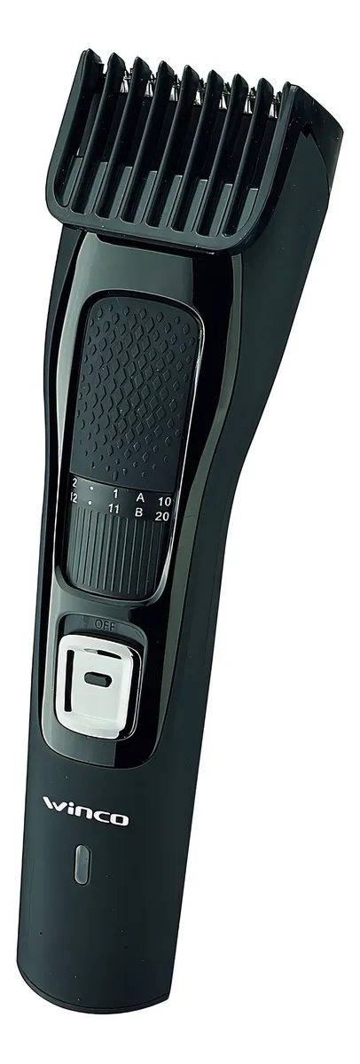 Maquina Cortar Pelo Barba Patilla Winco W823 Inalambrica Negro - Imagen 2