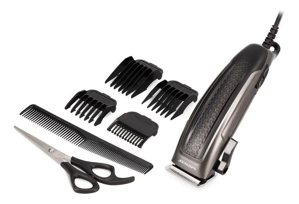 Maquina cortar pelo Winco W6100 con 4 peines y tijera Argentina