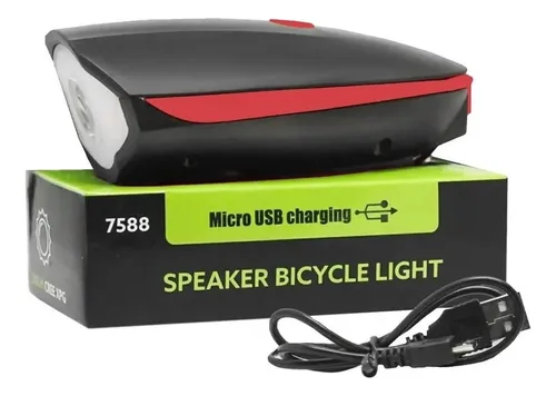 Luz LED frontal para bicicleta recargable 250 lumens BN0192 Argentina