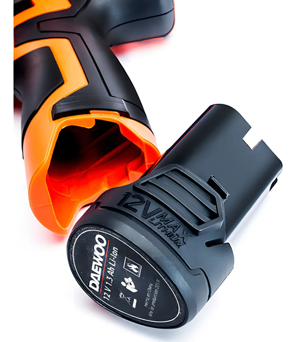 Taladro Inalámbrico Daewoo 12V Compacto con Batería Li-Ion DACD1210H - Imagen 4