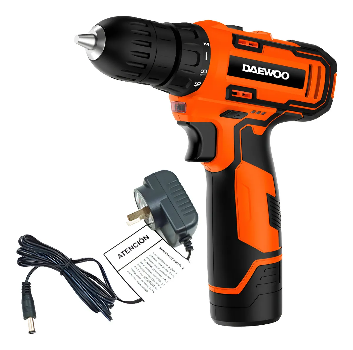 Taladro Inalámbrico Daewoo 12V Compacto con Batería Li-Ion DACD1210H - Imagen 5