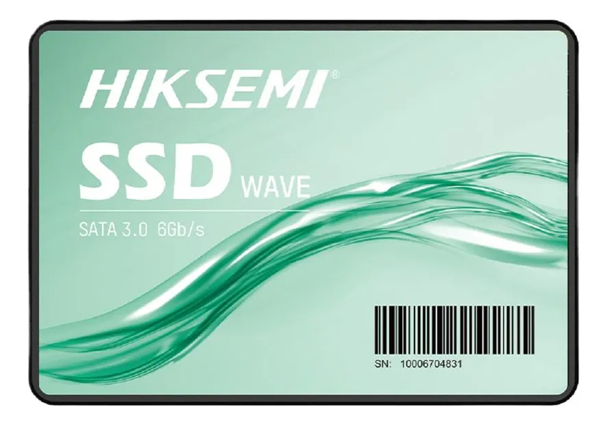 SSD Hiksemi Wave 240GB sobre fondo blanco listo para instalación en PC