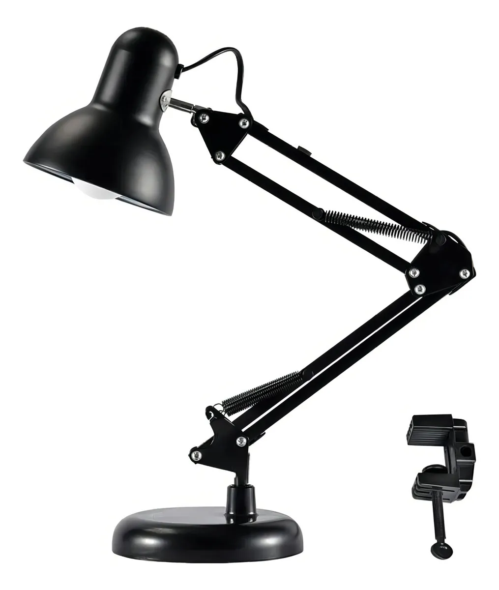 Velador escritorio LED doble brazo articulado MT-811 metal - Imagen 4