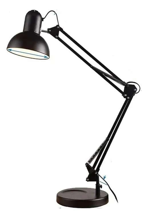 Lampara Escritorio Metal Brazo Articulado - Imagen 4