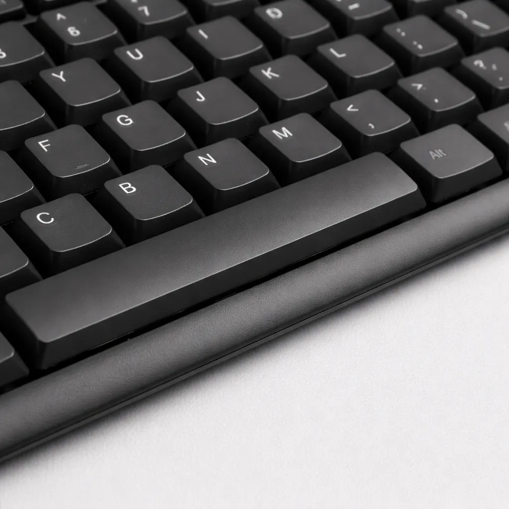 Teclado USB de Membrana con Teclado Numérico Idioma Español Negro - Imagen 2