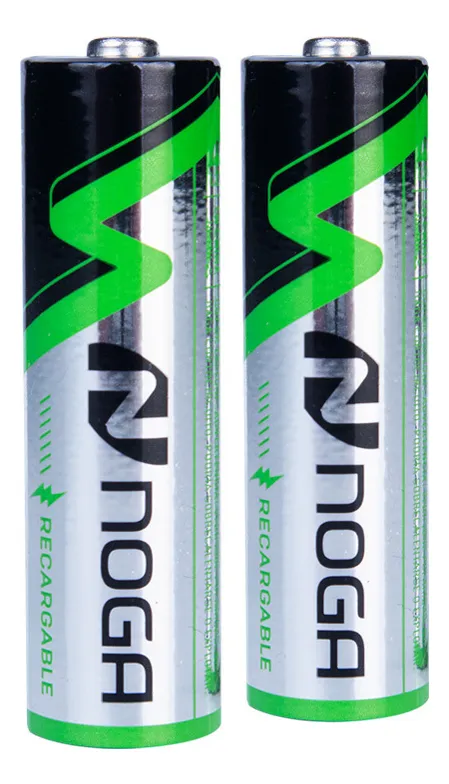Pilas Recargables AA Noganet 2700mAh Ni-MH NP-AAM Pack x2 - Imagen 2