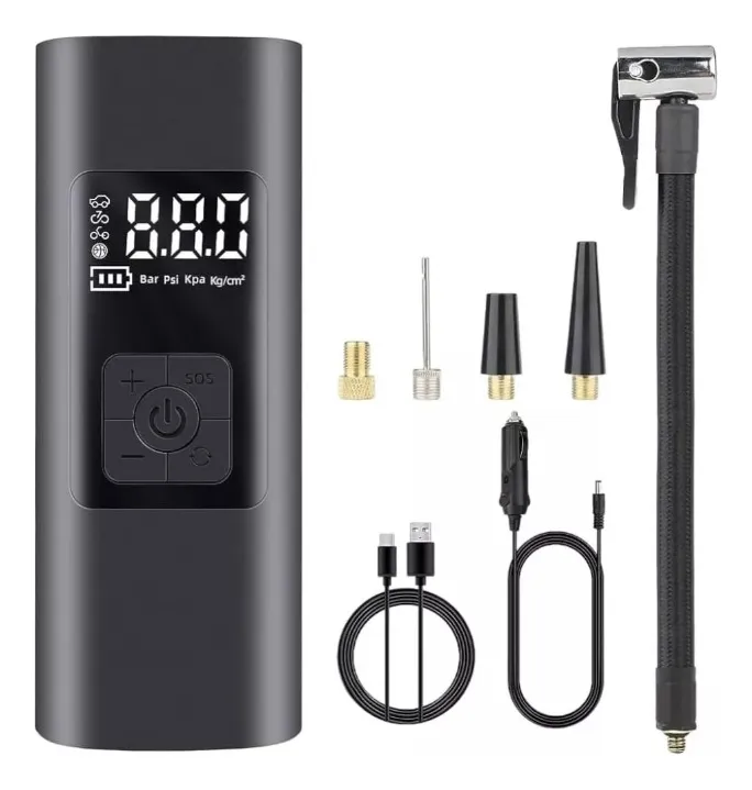 Compresor de Aire Portátil Seisa AF-C04 150 PSI Digital 12V - Imagen 2