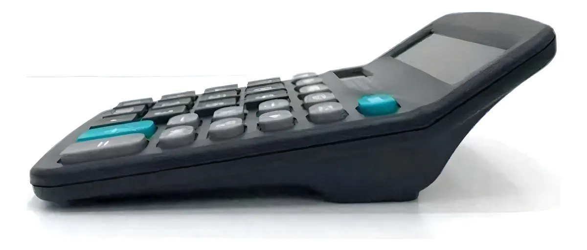 Calculadora Básica 12 Dígitos - Negra de Mesa con Memoria - Imagen 4