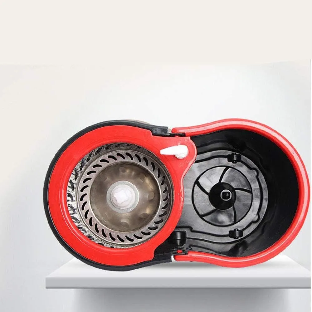 Mopa para piso centrifuga microfibra balde giratorio - Imagen 6