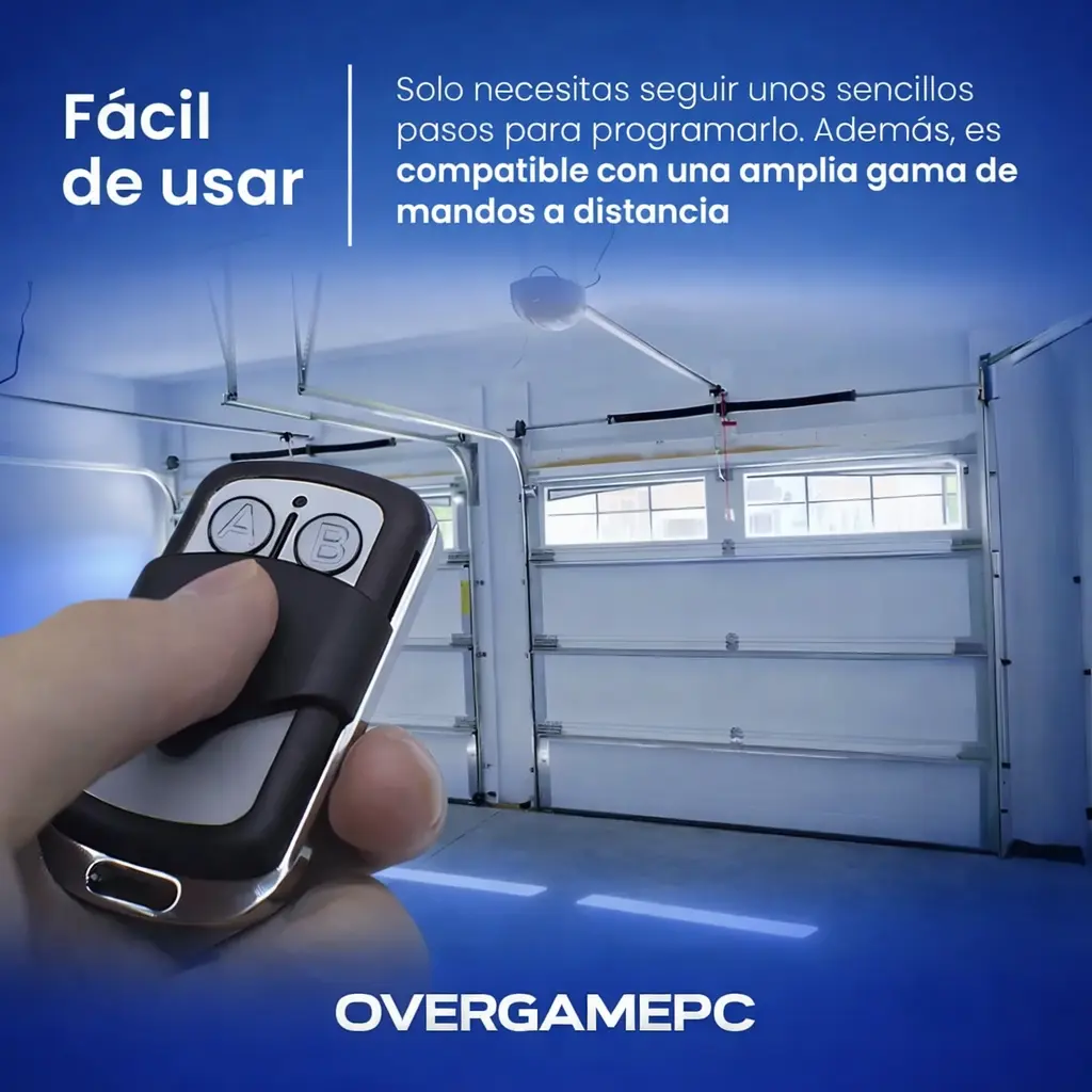 Control Remoto Duplicador 433Mhz Copiador Universal 4 Canales - Imagen 3