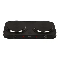 Anafe Electrico Global Electronics E2B 2 Hornallas 2000W Negro