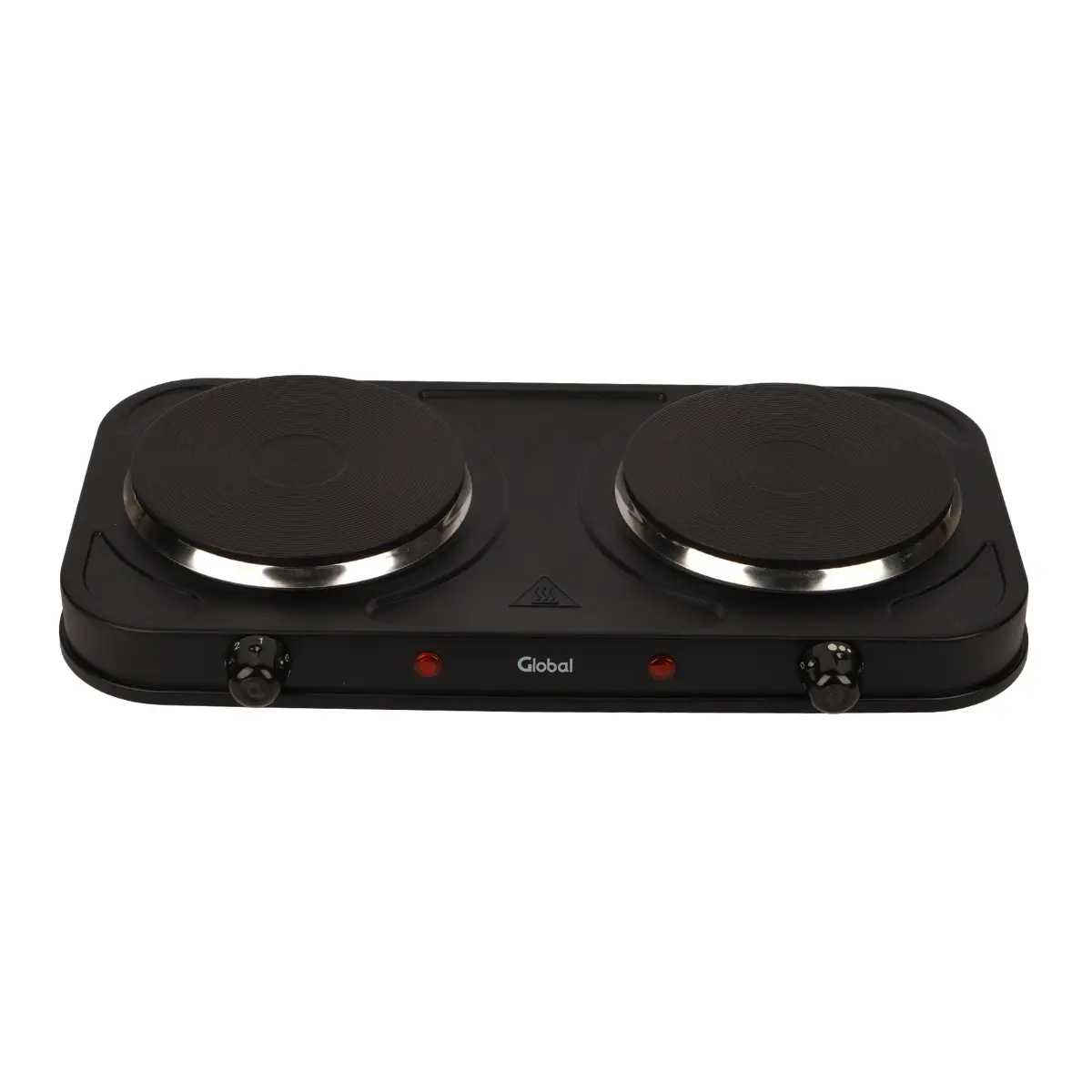 Anafe Electrico Global Electronics E2B 2 Hornallas 2000W Negro