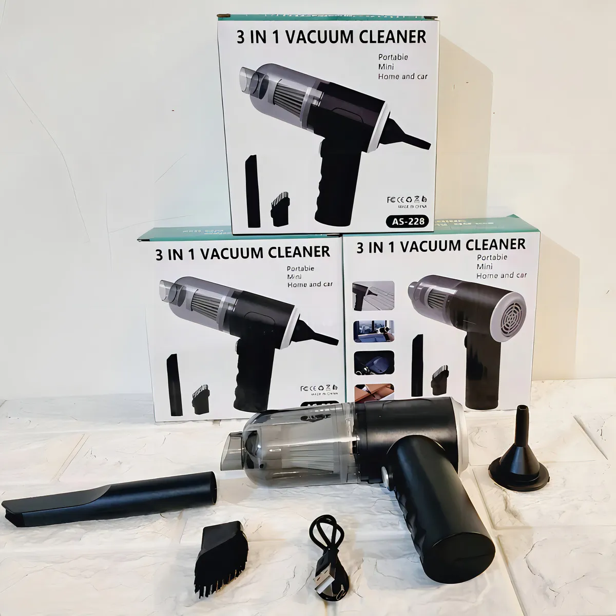 Aspiradora De Mano Inalambrica 3 En 1 Vacuum Cleaner - Imagen 5
