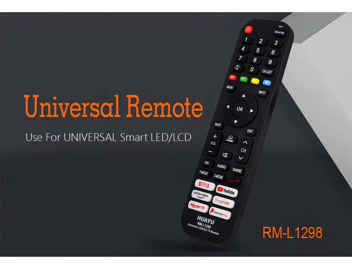 Control Remoto Universal Smart TV Huayu RM-L1298 Netflix