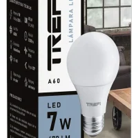 Foco LED 7W Trefi blanco frío iluminando cocina moderna con luz intensa y uniforme