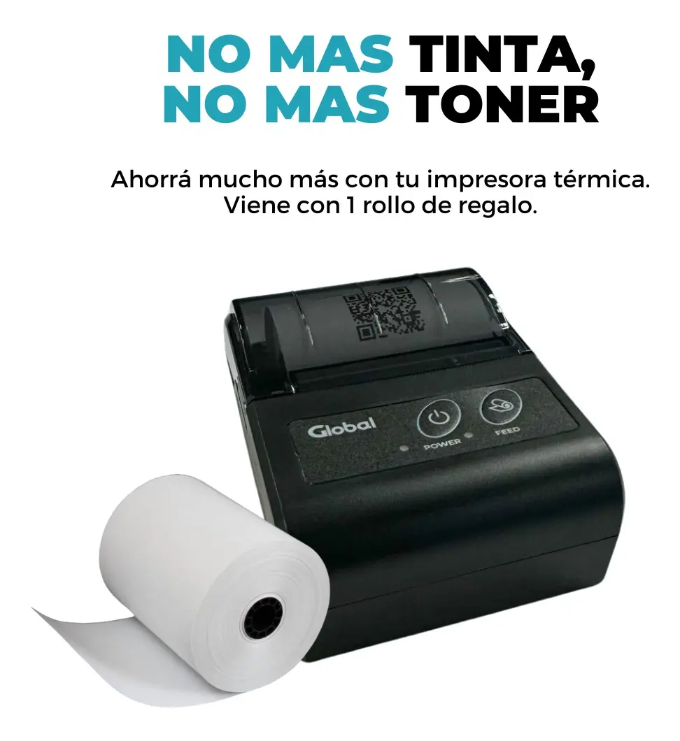 Impresora Térmica Portátil 58mm Bluetooth Bluetooth 5.0 VESA - Imagen 5
