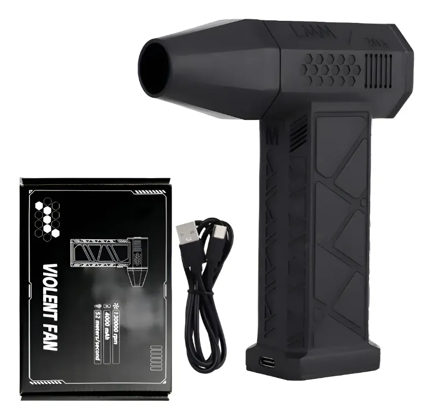 Sopladora Jet portátil liviana ideal para limpieza doméstica y automotriz